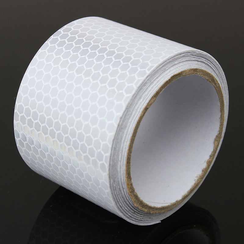 5cm X 3m Silver White Reflective Safety Warning Conspicuity Tape Sticker Film