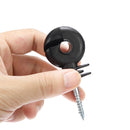 50pcs Plastic Screw-in Insulator For Pet Animal Electronic Fence Timber Wood Post Wire Cable
