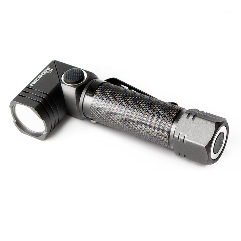 Nicron B74 XPL HD V5 480LM 4Modes Dimming Magnetic Tail 90 Adjustable Head Portable LED Flashlight