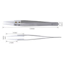 BEST BST-72-MZ Anti-acid Ceramic Stainless Steel Tweezer Fine Pointed Tips With Heat Resistance