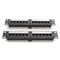12 Port Cat6 Cat5 RJ45 Patch Panel Ethernet Network Rack Wall Mounted Bracket