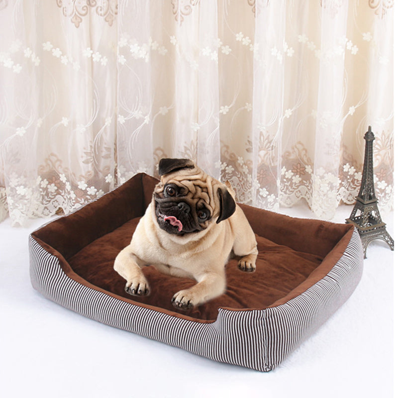 4 Colors Crystal Velvet Pet Bed