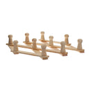 Wooden Hanger Rack Clothes Coat Wall Mounted Hanging Hat Towel Hook Retractable