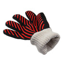 A Pair Extreme Heat Resistant BBQ Oven Work Gloves 500C Pot Holder Cooking Mitts