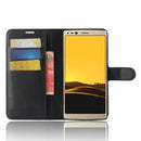Bakeey Flip Litchi Pattern PU Leather Wallet Card Slot Stand Case For DOOGEE MIX 2