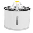 2.4L Automatic Pet Cat Dog Water Drinking Fountain Feeder Removable Pet Water Dispenser Waterer with Water Pump & LED Light