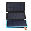 20000mAh Solar Panel Solar Charger 5W 5V/2A Foldable Solar Panel Charger Dual USB Mobile Portable Power Bank