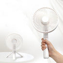 Handheld Fan Mini Portable USB Rechargeable 3 Speed Cooling Fan 180 degrees Rotation Summer Desktop Fan