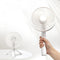 Handheld Fan Mini Portable USB Rechargeable 3 Speed Cooling Fan 180 degrees Rotation Summer Desktop Fan