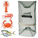 ZANLURE 22x45cm Folding Fishing Net Shrimp Crayfish Lobster Prawn Bait Mesh Trap