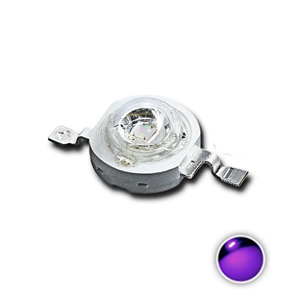 LUSTREON 3W UV Purple LED COB Bead Light High Power Ultraviolet DIY Lamp Chip