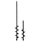 5x22/5x45cm Garden Auger Small Earth Planter Drill Bit Post Hole Digger Earth Planting Auger Drill Bit for Electric Drill