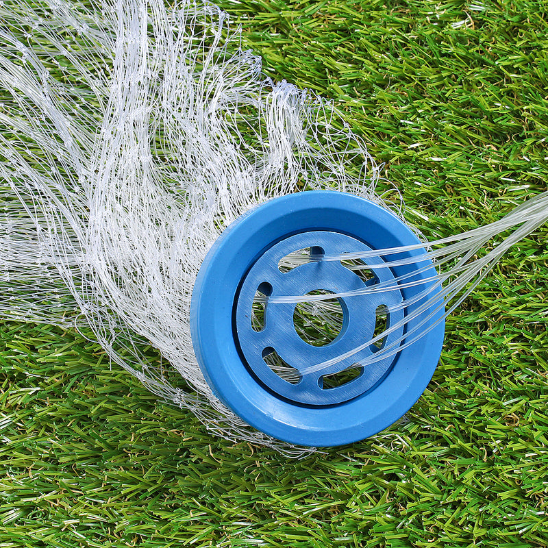 ZANLURE 2.4M Fishing Net Nylon Monofilament Mesh Gill Easy Throw Casting Fishing Tool Fishing Net