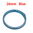 20-33mm Titanium Alloy Key Ring Pocket Split Keychain Buckle Circle Clip Motorcycle