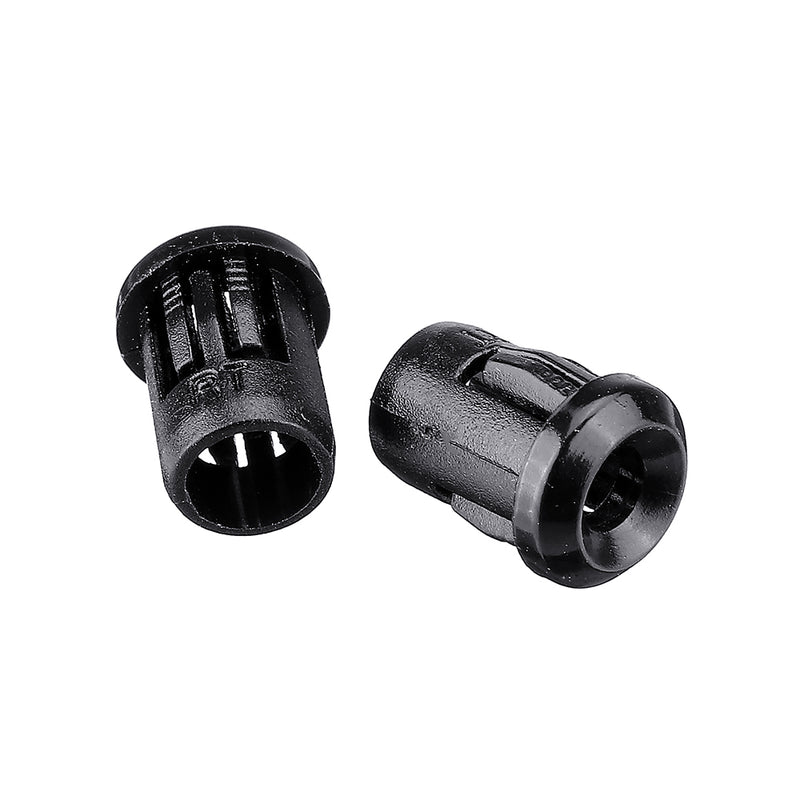 200pcs 3MM LED Holder Black Plastic Diode Lampshade Holder Clip Bezel Mount Light Case Cup Bezels Mounting Cases