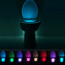 8-Colors Safe Reliable Body Motion Sensor Automatic Seat Toilet LED Night Light Lamp For Bathroom To