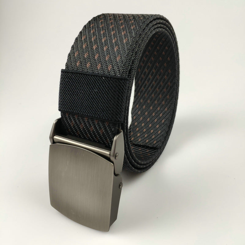 120cm x 3.8cm Zinc Alloy Buckle Jacquard Nylon Belt Outdoor Tactical Belt Casual Belt