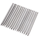 Drillpro 32pcs Extra Long 150mm Screwdriver Bit Set Security 1/4 Inch Hex Shank Tamperproof Torx Hex Phillips Spanner Torq Bits