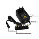 DC3/4.5/5/6/7.5/9/12V 30W Adjustable Power Adapter Universal Charger EU Plug for LED Strip Light