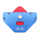 Drillpro KE-R2 Quick Change Wood Panel Radius R15-R30 C15-C30 Quick-Jig Router Table Bits Jig Aluminum Alloy Corner Template Woodworking Tool