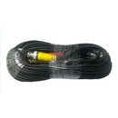 Hiseeu 59ft 18m BNC+DC 2-in-1 12V CCTV Cable for Analog AHD CVI CCTV Camera DVR Kit Video Power Cable