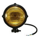 35W 12V Motorcycle Headlight H4 Amber Light Headlamp For Harley Bobber Chopper