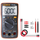 ANENG AN8002 Orange Digital True RMS 6000 Counts Multimeter AC/DC Current Voltage Frequency Resistance Temperature Tester / + Test Lead Set