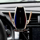 9V 15W Qi Automatic Clamping Wireless Car Charger 360 Degree Rotation Air Vent Mount Holder For iPhone Samsung Huawei Xiaomi