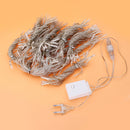 3M*3M 304 LED String Fairy Light White Warm White Window Curtain Party Wedding Decor EU Plug AC220V
