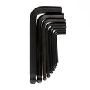 JETCH BS-B9 9Pcs L Shape Hex Key Set Allen Wrench Chrome Ball End