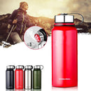IPRee 1100ml Outdoor Portable Vacuum Insulated Water Bottle Double Walled Stainless Steel Drinking Cup Sports Travel