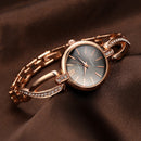 LVPAI P119 Crystal Casual Style Women Bracelet Watch Dress Ladies Quartz Watch