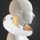 3D Smart Electric Pulse Neck Massager Heating Acupuncture Pain Relief Treatment Therapy Device