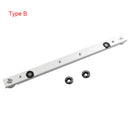 300mm Aluminum Alloy Rail Miter Bar Slider with or without Ring Table Saw Gauge Rod Miter Gauge Woodworking Tool