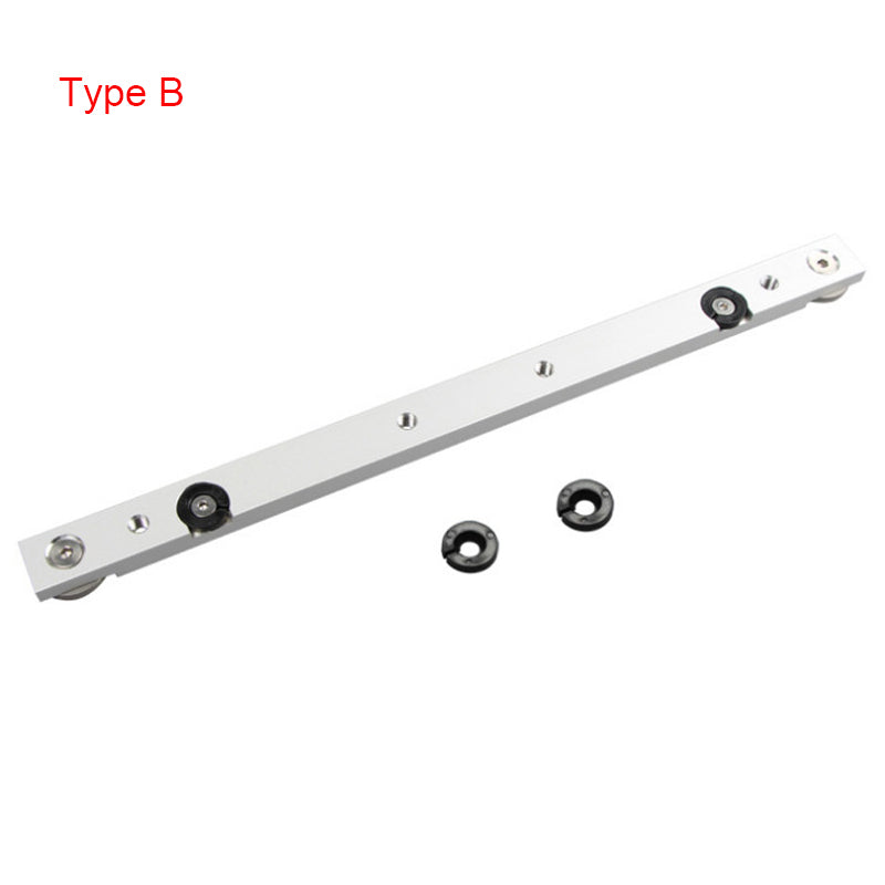 300mm Aluminum Alloy Rail Miter Bar Slider with or without Ring Table Saw Gauge Rod Miter Gauge Woodworking Tool