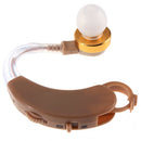 Portable Digital Tone Hearing Aids Aid Deaf-aid Behind The Ear Sound Earphone Amplifier Adjustable with 4 Earplugs