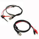 DANIU BNC Male Plug Q9 to Dual Hook Clip Test Probe Cable Leads+BNC Male Plug Q9 To Dual Y Splice Oscilloscope Test Probe Cable Lead 120CM