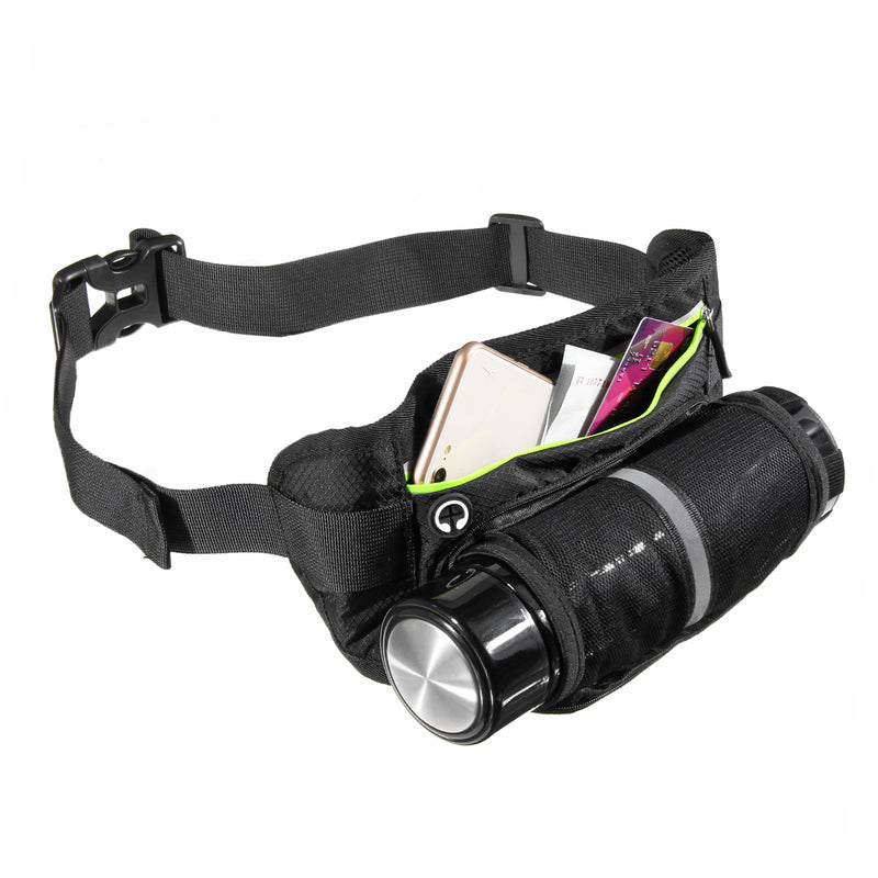 Outdoor Waist Bag Phone Bag With Water Bottle Holder For Hiking Running Jogging