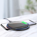 KUULAA 10W LED Indicator Fast Charging Pad Qi Wireless Charger For iPhone XS Max XR Huawei P30 Pro Mate 30 5G Xiaomi Mi9 9Pro 5G S10+ Note 10 5G