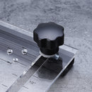 Adjustable Jig Ruler Drawer Door Pull Knob Installation Jig Handle Drill Guide Rule