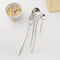 Maision Maxx 4PCS Stainless Steel Dinnerware Set Mi Home Spoon Fork Meat Cutter Tea Spoon 4 Kit Flatware Set