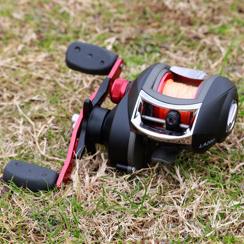 ZANLURE LA200 8.1:1 12+1BB Fishing Reel Left/Right Hand Max Drag 20LB Baitcasting Wheel