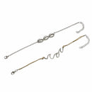 Retro Style Wave Spray Anklet Sliver Alloy Shell Anklets For Women Jewelry