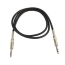 REXLIS 3044 1/ 1.8/ 3M 6.35 Stereo Male To Male Electric Guitar Audio Cable