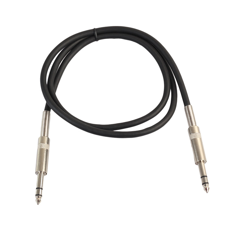 REXLIS 3044 1/ 1.8/ 3M 6.35 Stereo Male To Male Electric Guitar Audio Cable