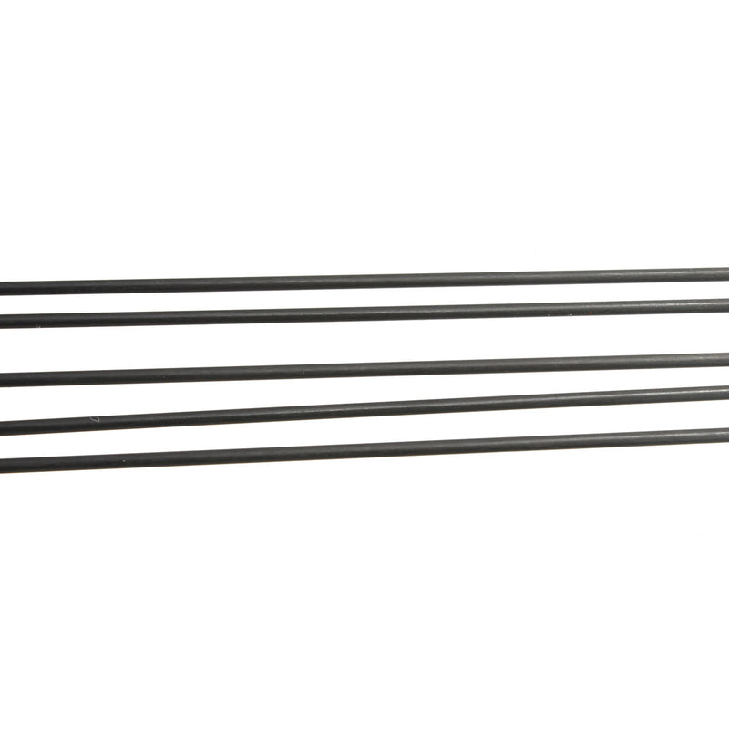 5pcs 2mm Diameter x 500mm Carbon Fiber Rods Tube For RC Airplane Matte Pole