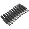 Excellway JP02 10Pcs 5.5x2.1mm DC Power Male Solder Barrel Tip Plug Jack Connector