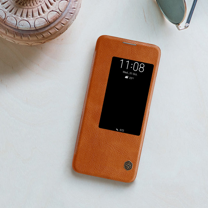 NILLKIN Flip Shockproof Smart Sleep Leather Protective Case For Huawei Mate 20 Pro