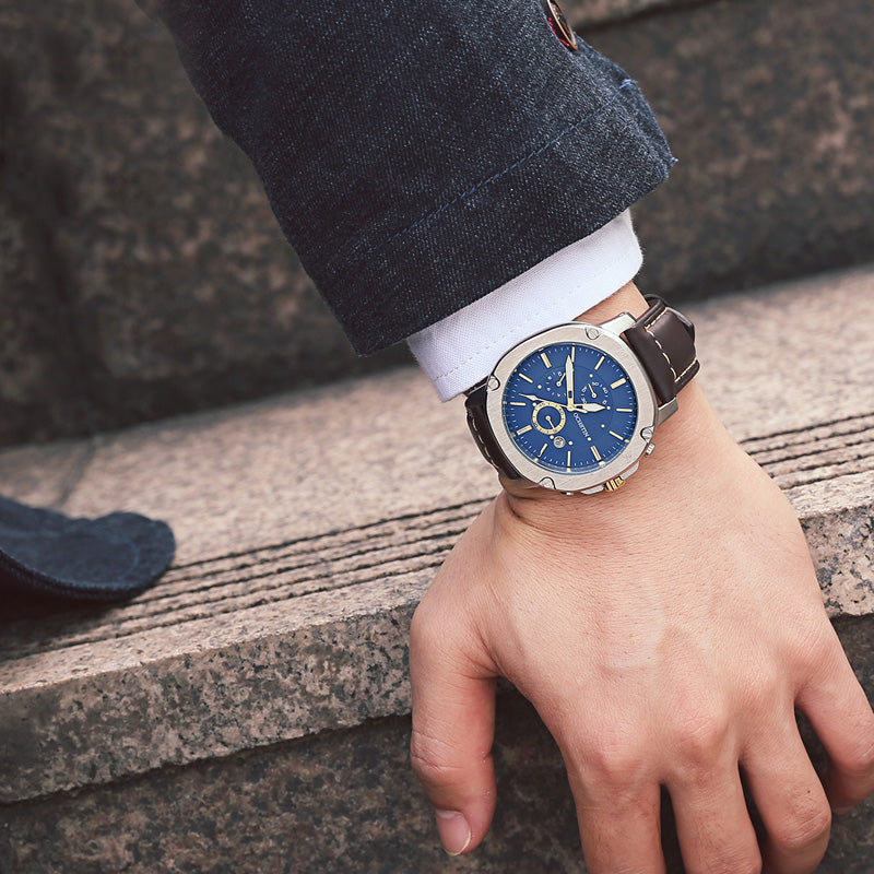 OCHSTIN GQ039 Bussiness Style Male Wristwatch Gentlement Quartz Movement Watch