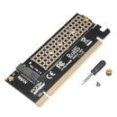 M.2 NVMe SSD NGFF to PCI-E 3.0 X16/X4 Adapter M Key Interface Expansion Card